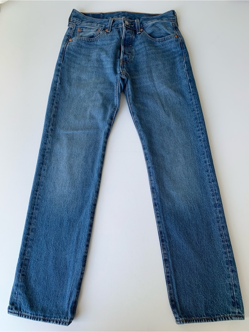Levi's 501 Original Fit Jeans Mens size 28 Straight Leg Blue Jeans